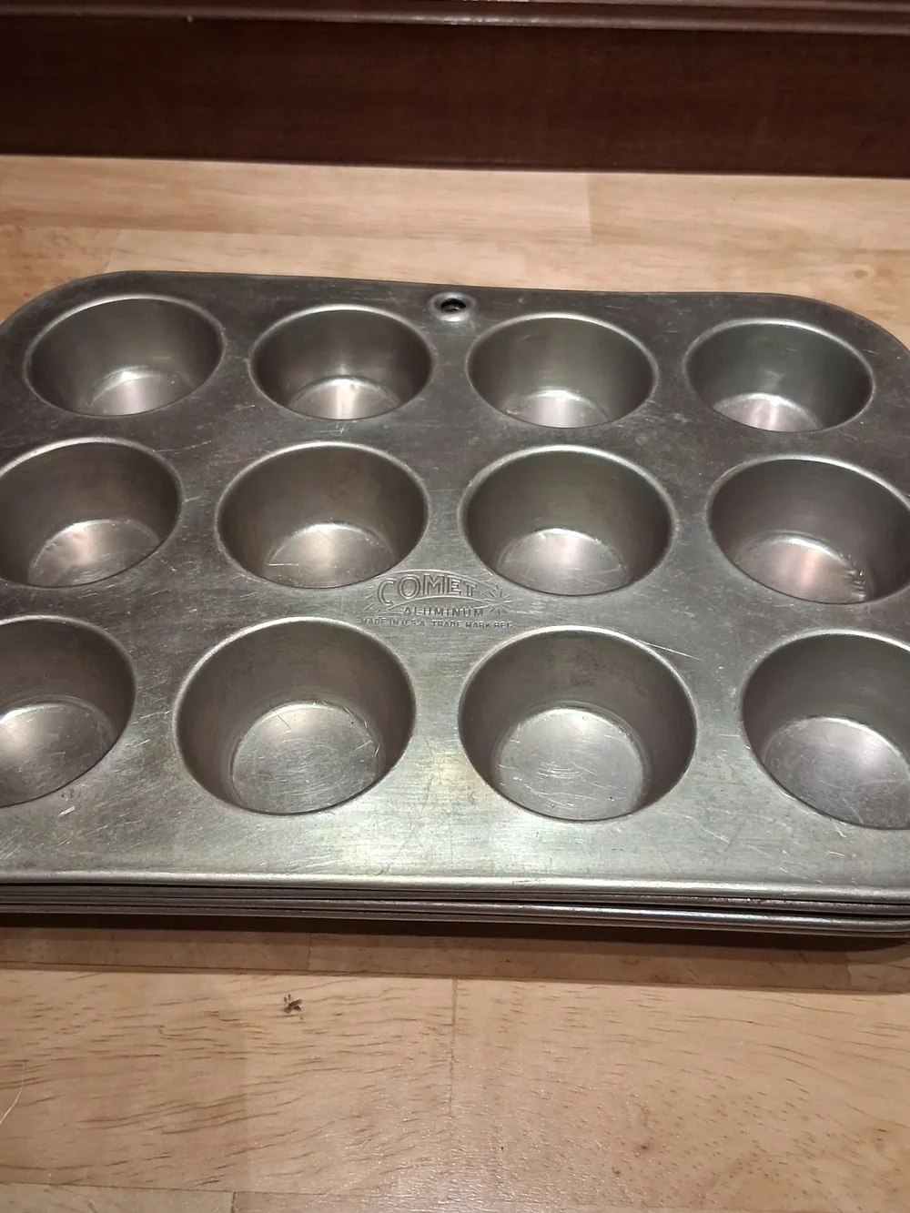 Vintage Comet Aluminum Mini Muffin Pans